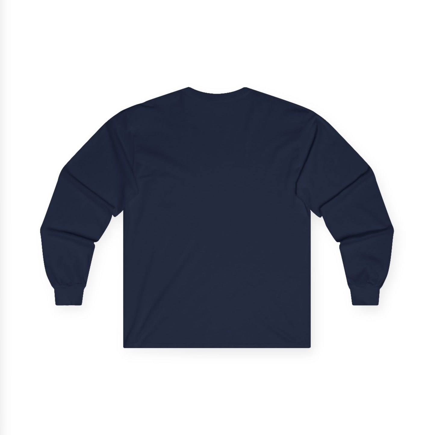 Navy Blue Gobba Goo BBQ Unisex Long Sleeve Tee with BBQ Theme, Funny Gift for BBQ Lovers, Casual Wear, Men’s and Women’s Tee, Outdoor Cooking Shirt
