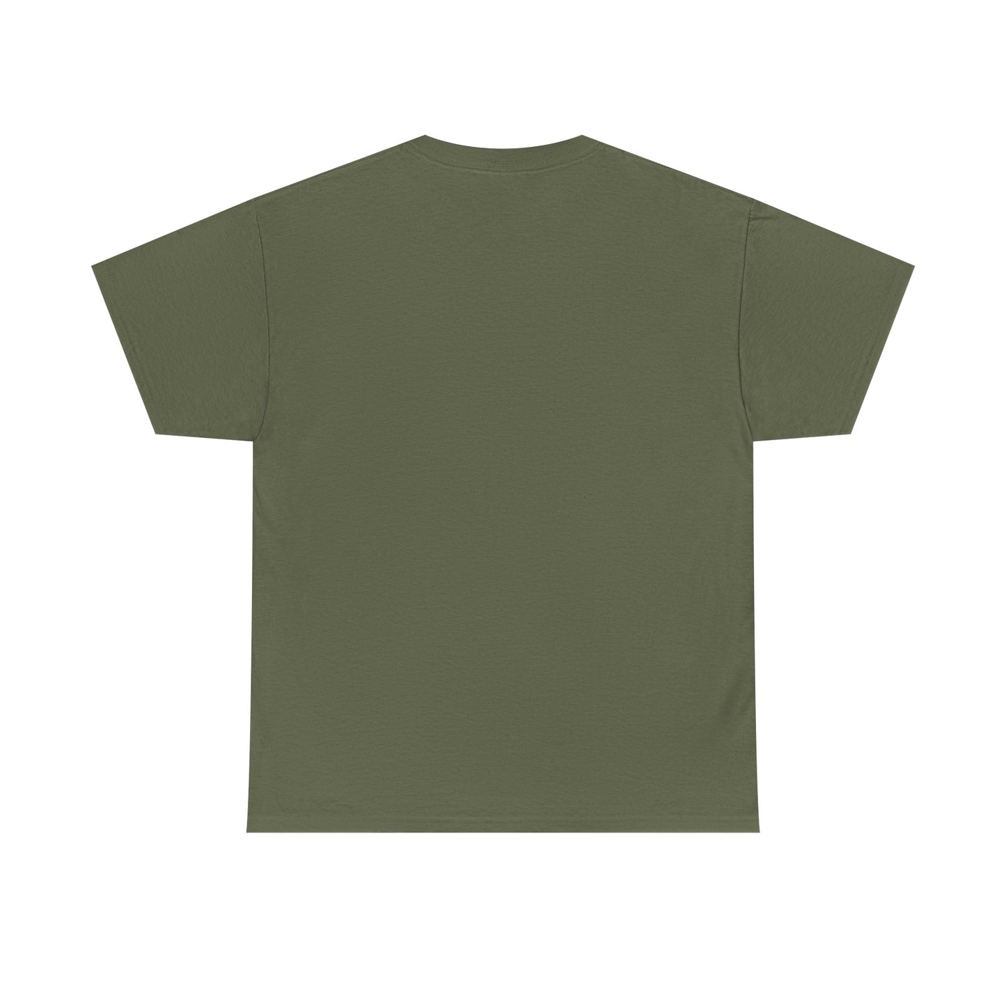 Army Green BBQ Unisex Heavy Cotton Tee, Graphic Tee, Casual Wear, Summer BBQ, Gift for Foodies, Comfortable T-Shirt
