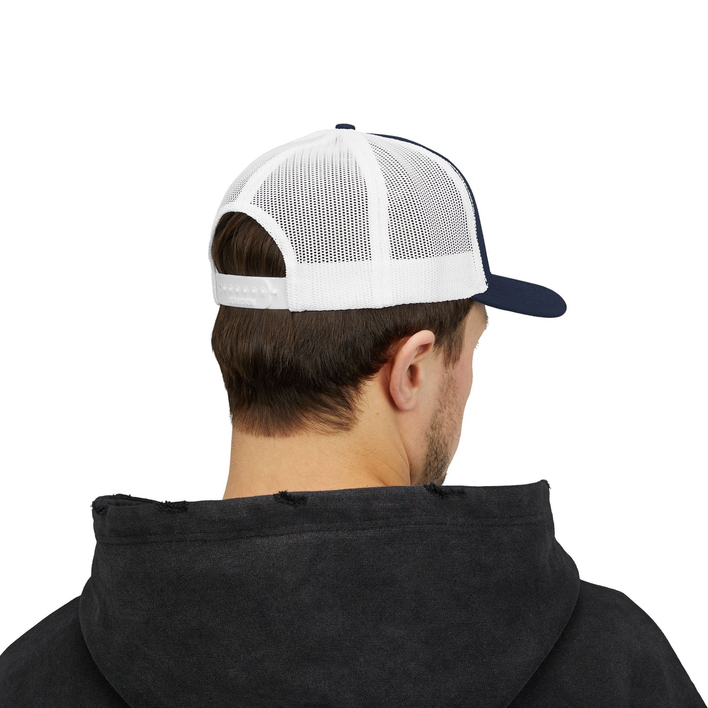 Navy/White Gobba Goo BBQ Snapback Trucker Cap - Gift for Grilling Enthusiasts, Stylish Outdoor Gear, [...]