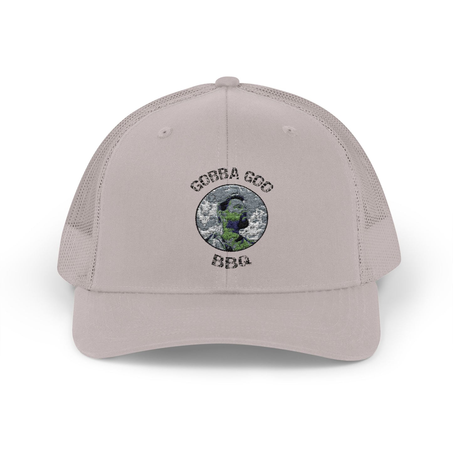 Khaki Gobba Goo BBQ Snapback Trucker Cap - Fun Casual Headwear, Summer Party Accessory, Gift for Grilling Enthusiasts, Stylish Outdoor Gear, [...]