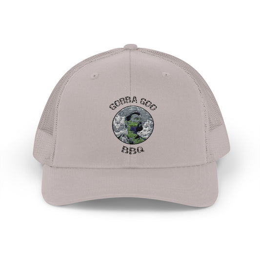 Khaki Gobba Goo BBQ Snapback Trucker Cap - Fun Casual Headwear, Summer Party Accessory, Gift for Grilling Enthusiasts, Stylish Outdoor Gear, [...]