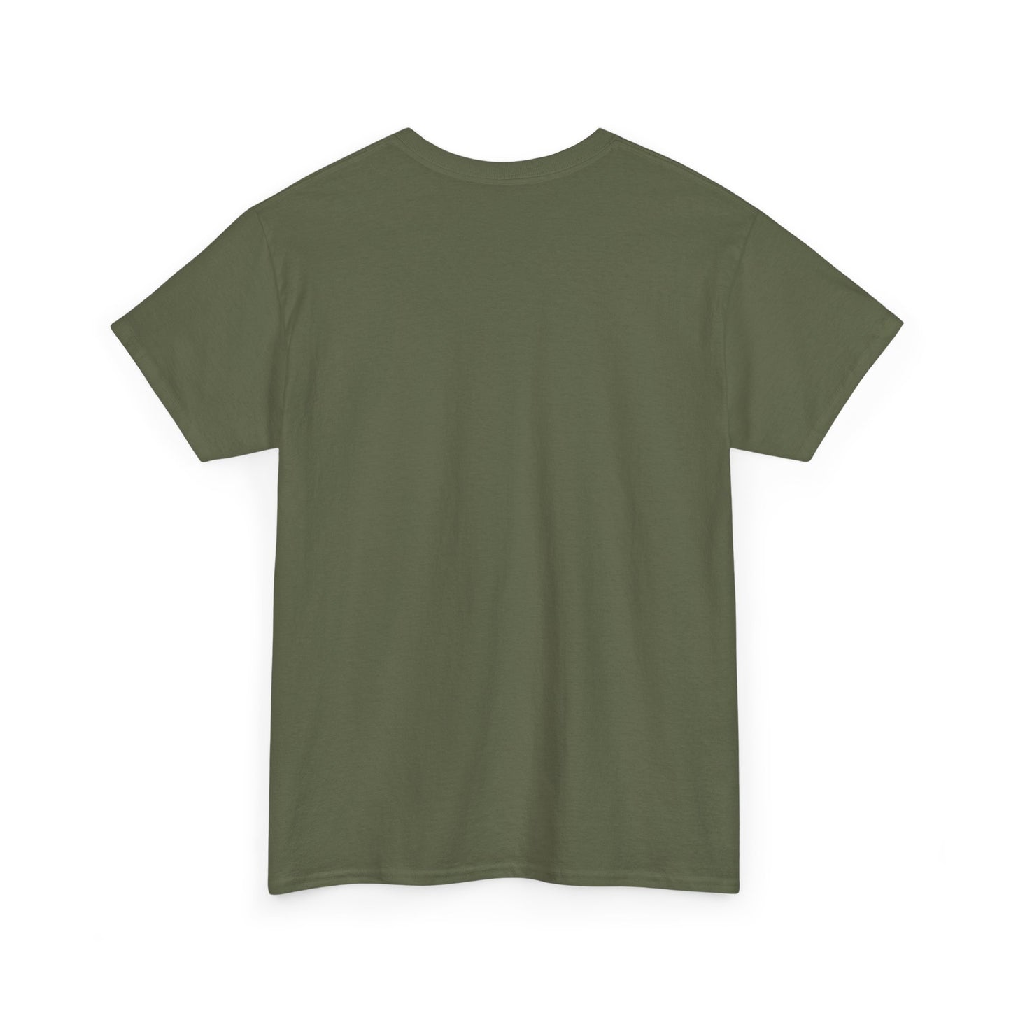Army Green BBQ Unisex Heavy Cotton Tee, Graphic Tee, Casual Wear, Summer BBQ, Gift for Foodies, Comfortable T-Shirt