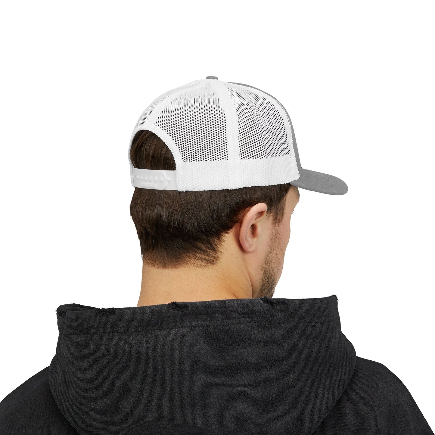 Gray/White Gobba Goo BBQ Snapback Trucker Cap - Gift for Grilling Enthusiasts, Stylish Outdoor Gear, [...]