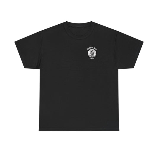 Black BBQ Unisex Heavy Cotton Tee, Graphic Tee, Casual Wear, Summer BBQ, Gift for Foodies, Comfortable T-Shirt