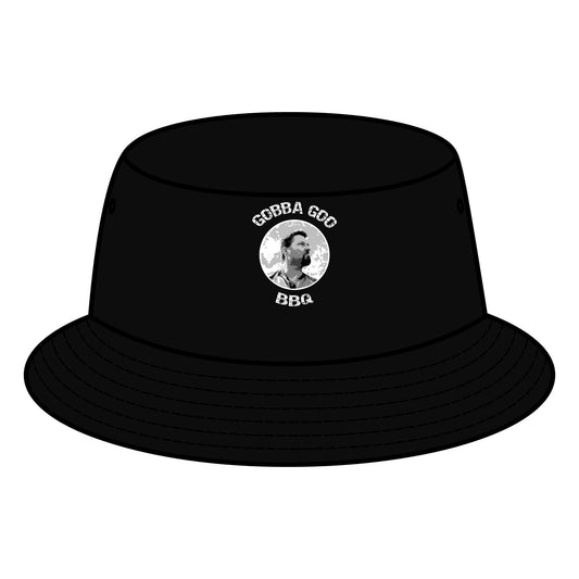 Navy Gobba Goo BBQ Bucket Hat, Outdoor Sun Hat, Summer Accessory, Gift for Grill Lovers, Unisex Fashion, Family Cookouts