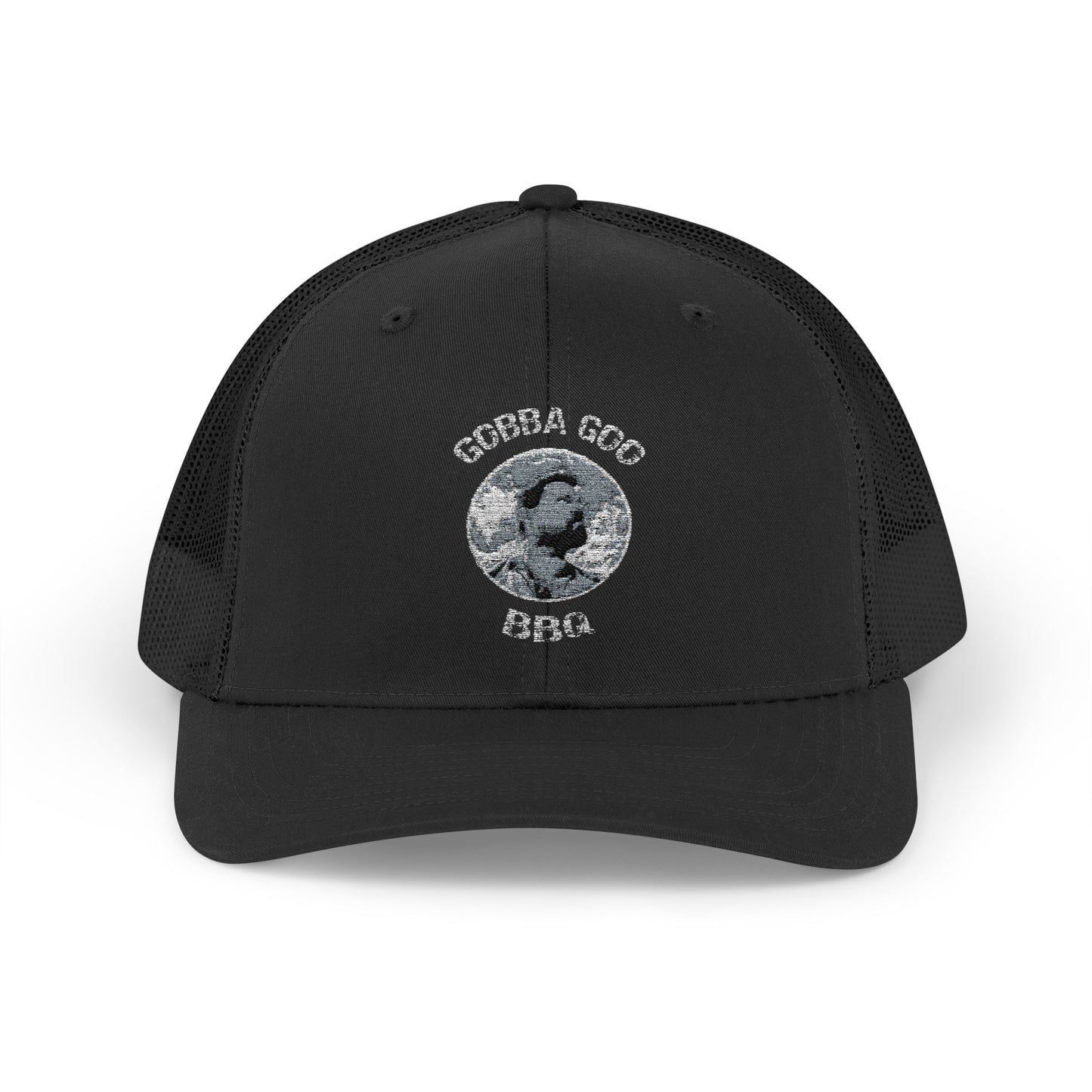 Black Gobba Goo BBQ Snapback Trucker Cap - Fun Casual Headwear, Summer Party Accessory, Gift for Grilling Enthusiasts, Stylish Outdoor Gear, [...]