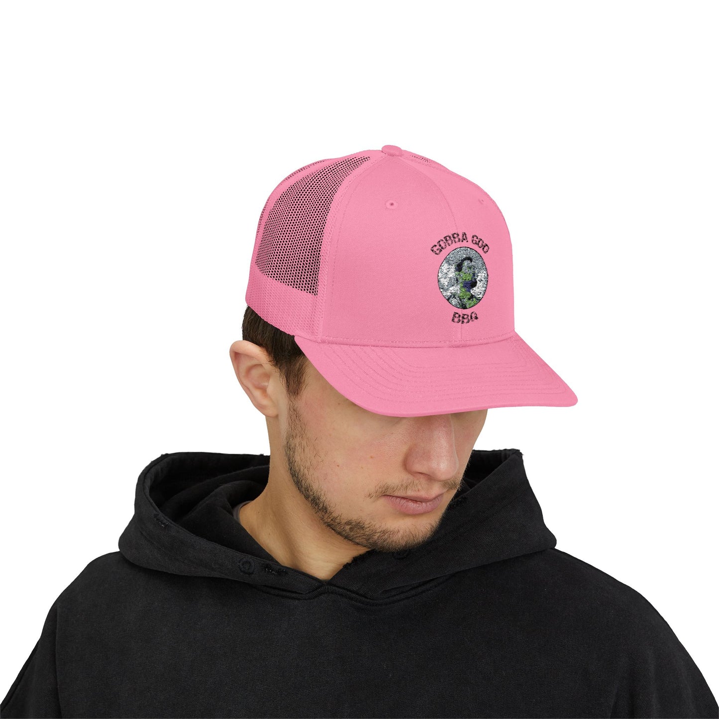 Pink Gobba Goo BBQ Snapback Trucker Cap - Fun Casual Headwear, Summer Party Accessory, Gift for Grilling Enthusiasts, Stylish Outdoor Gear, [...]